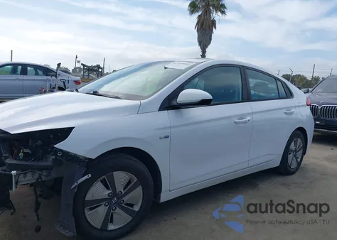 2019 Hyundai Ioniq Hybrid Blue из США, поврежденный, VIN KMHC65LC3KU179902